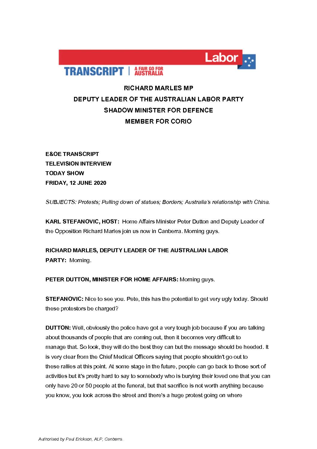 20.06.12-CHANNEL-9-THE-TODAY-SHOW-TRANSCRIPT