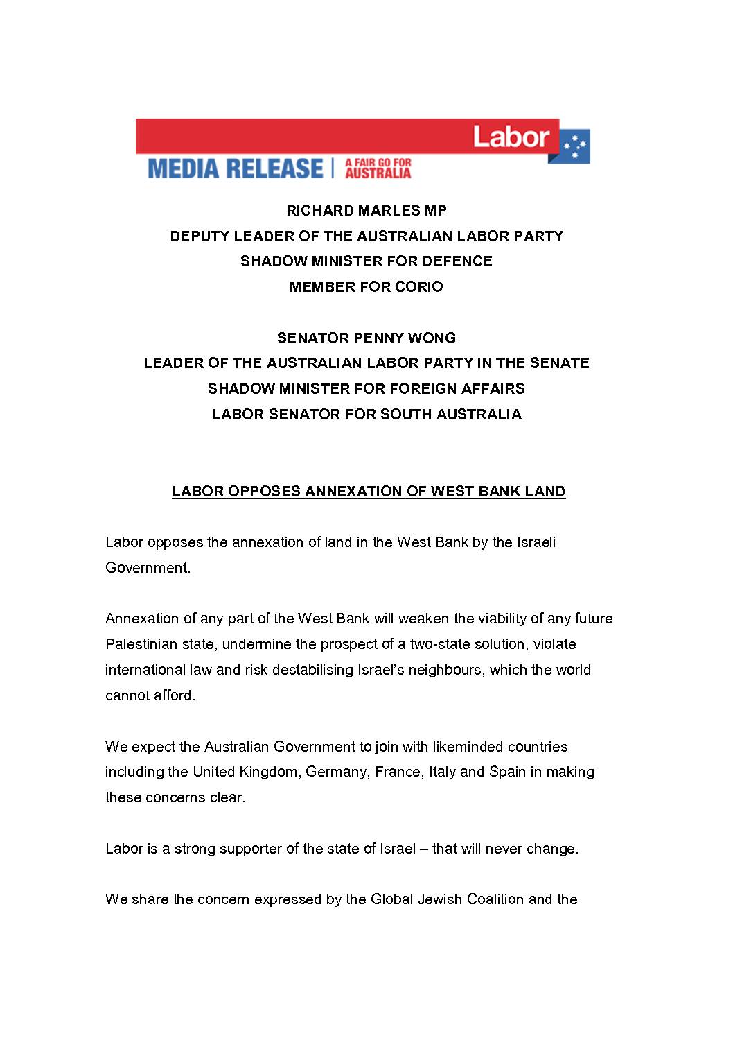 20.07.01-LABOR-OPPOSES-ANNEXATION-OF-WEST-BANK-LAND