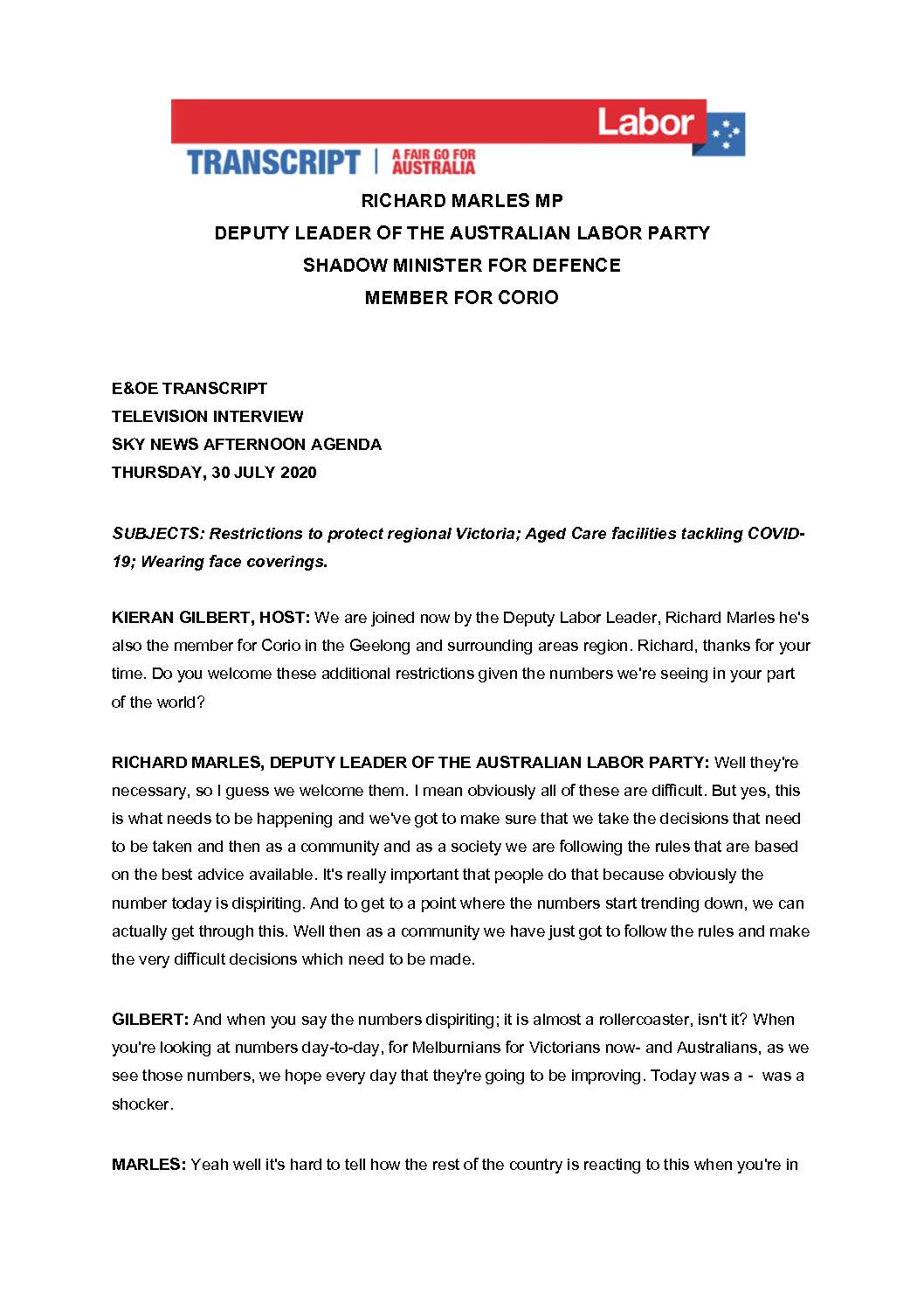 20.07.30-SKY-NEWS-AFTERNOON-AGENDA-WITH-KIERAN-GILBERT-TRANSCRIPT